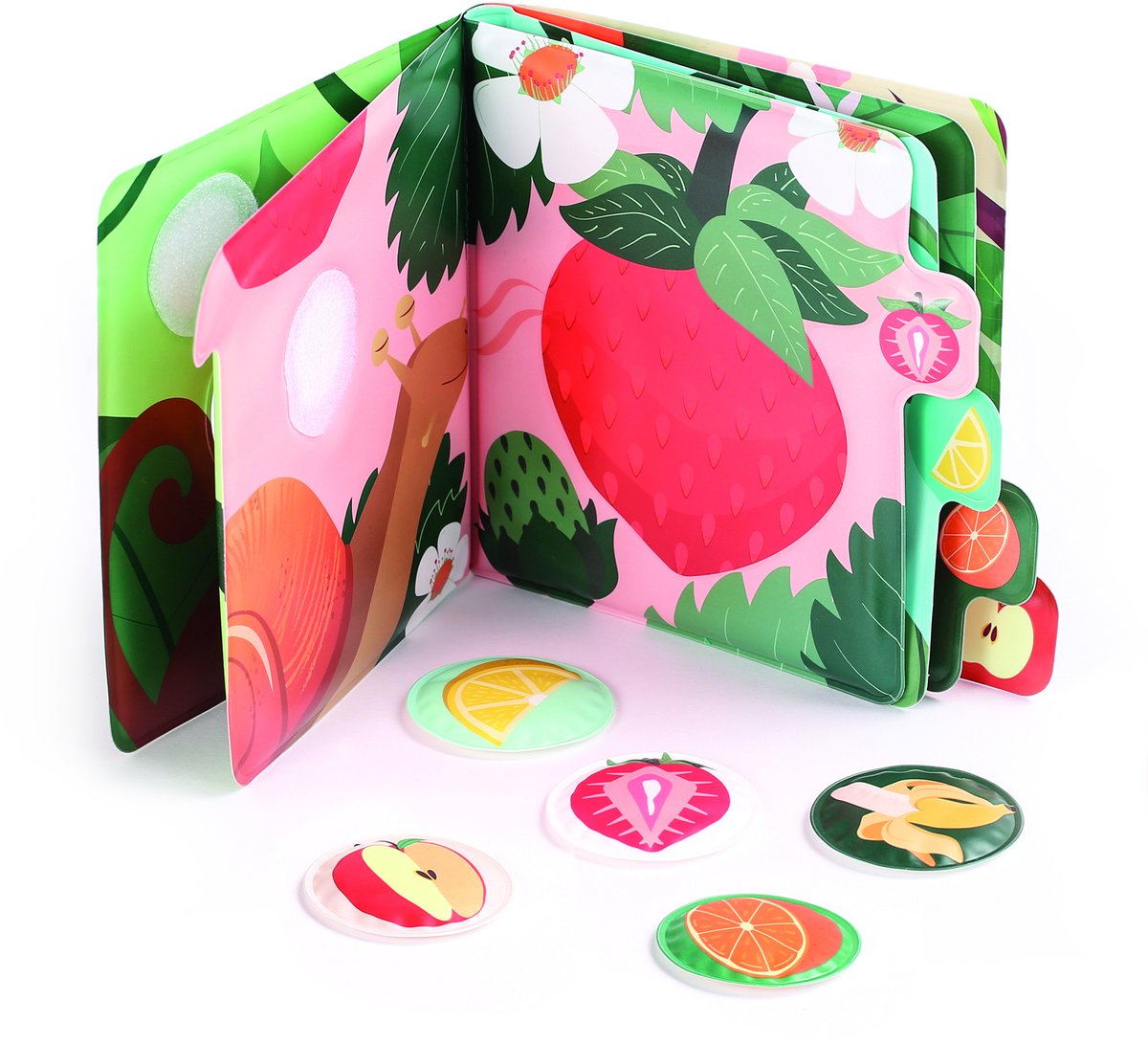 Ludi - libro de aromas - tema frutal - juguetes sensoriales