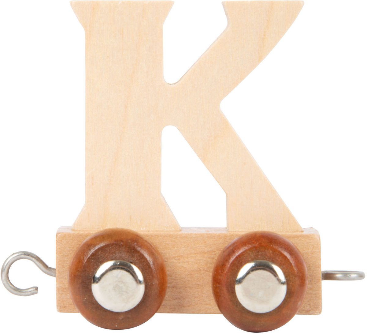 Piccole piede - Font di legno - K - 12 pezzi