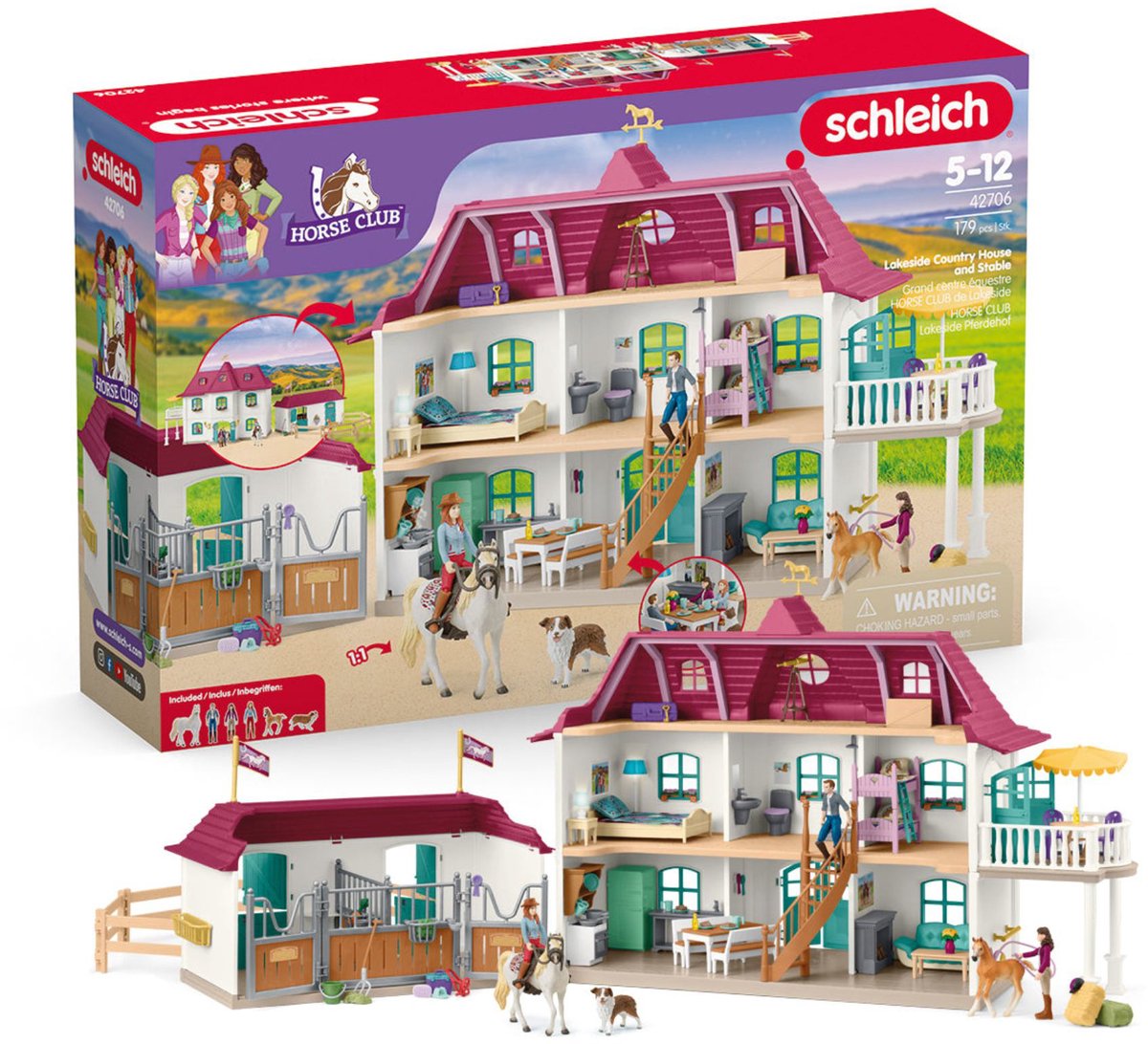 Schleich 42706 Lakeside Country House e Stable