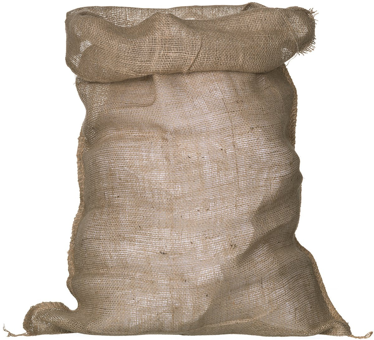 Nature jutezak met aantrekkoord - kweekbenodigdheden - 40x40x90 cm l 3 stuks