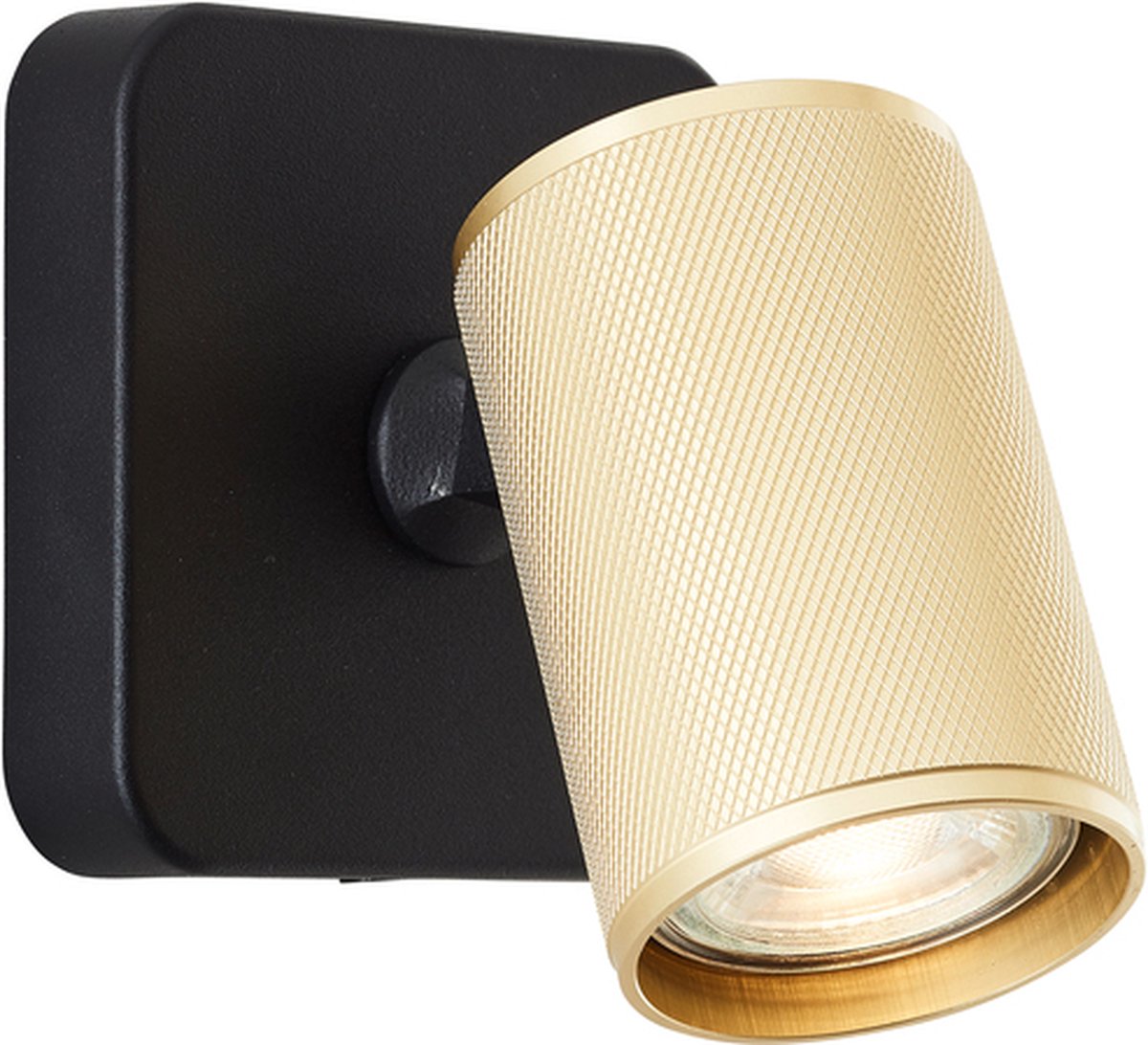 Brilliant marty - faretto da soffitto - gu10 1x5w - 3000k - color oro nero