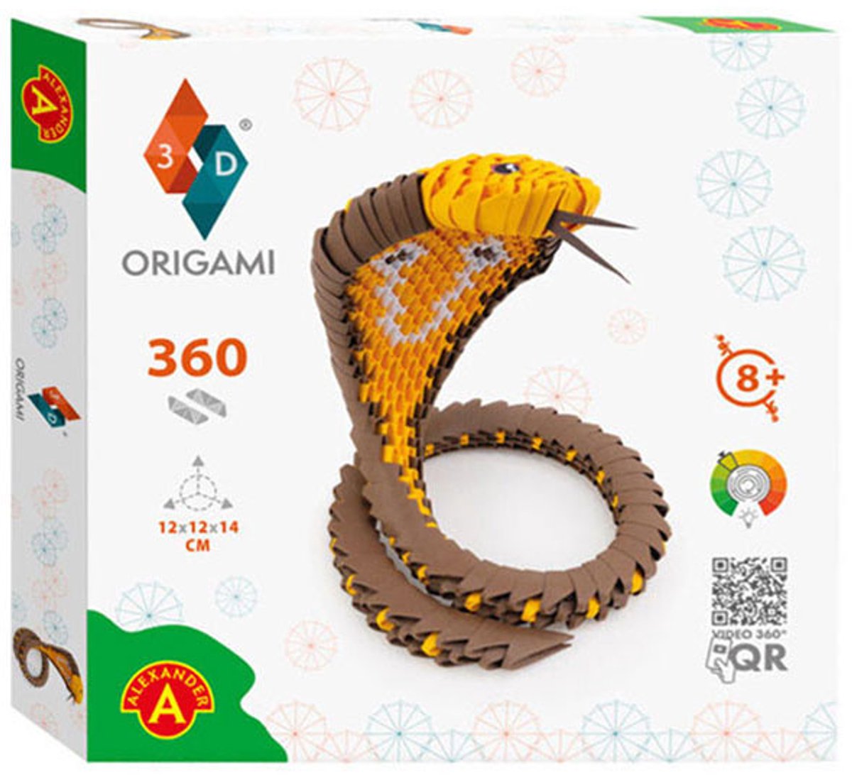Origami 3D Cobra, 360dlg