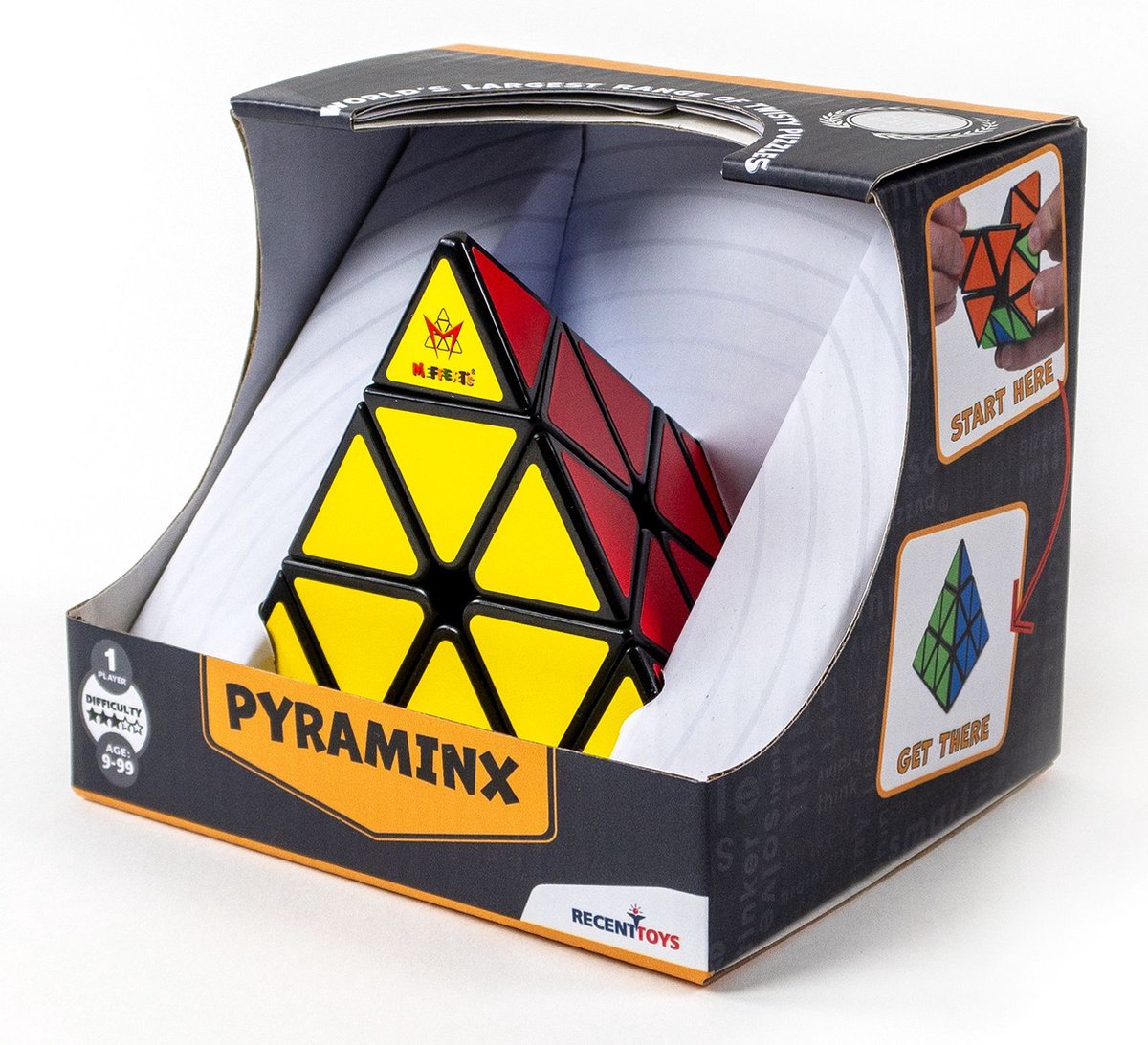 Juguetes recientes juego de pensamiento rompecabezas pyraminx