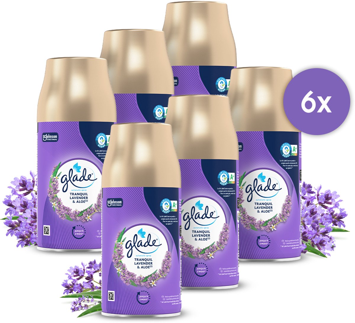 Spray automatico Glade - ricarica lavanda