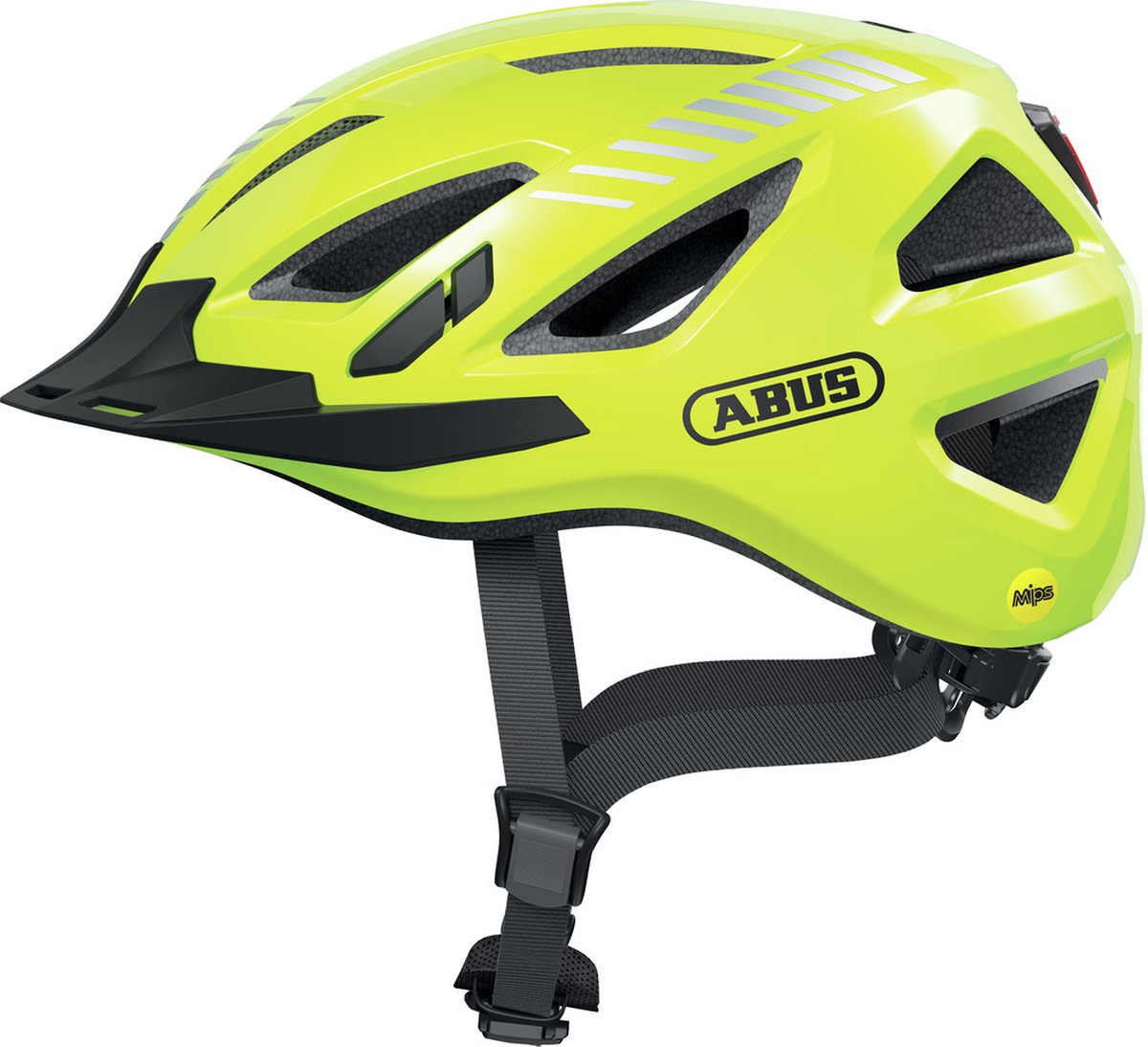 Casco da bicicletta Abus urban-i 3.0 segnale giallo mips