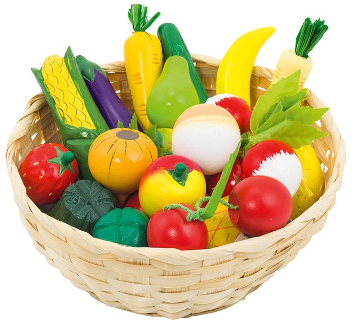 Goki frutta e verdura in un cestino, 23dlg.