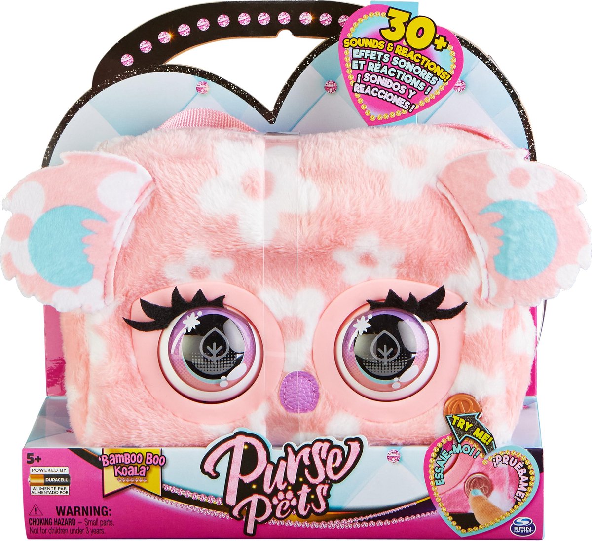 Monedero para mascotas: bolso interactivo y peluche
