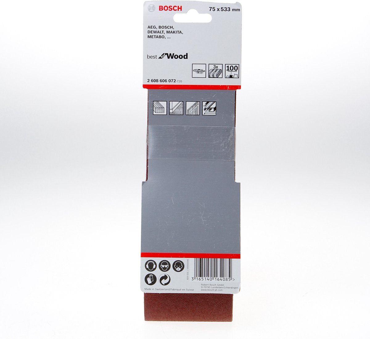 Bosch X440 Migliore per il set di bande di legno e legno di vernice 75 x 53