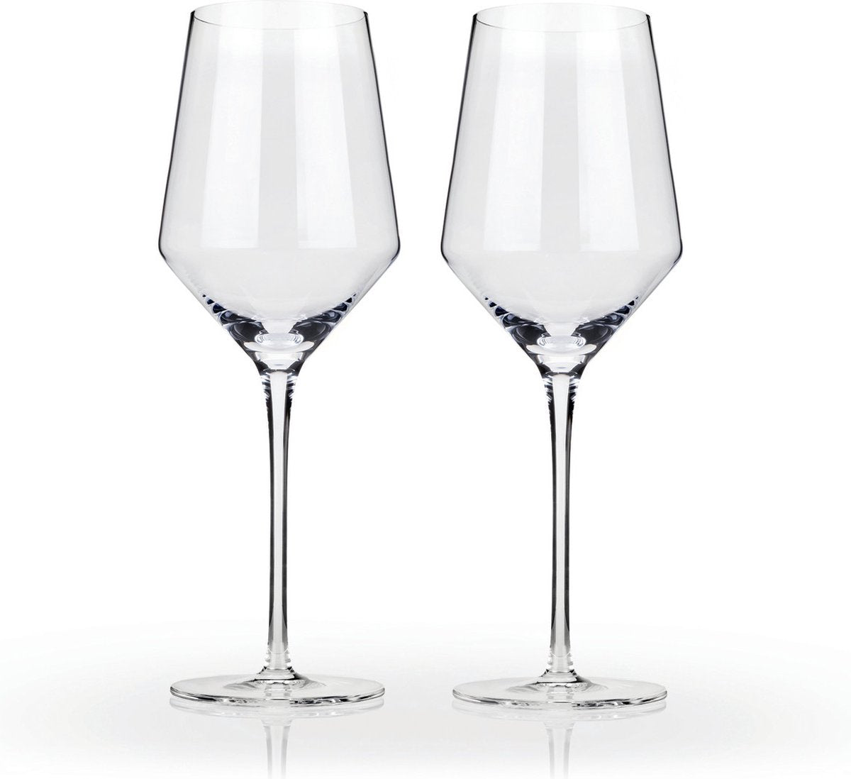 Bicchiere da vino angolare Viski - cristallo - 384 ml - 2 pezzi