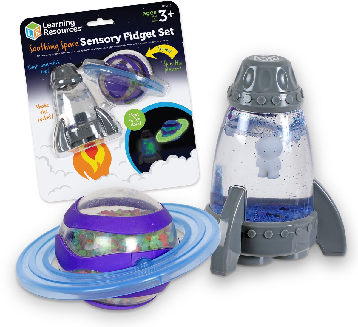 Recursos de aprendizaje relajante espacio sensorial fidget set - 3+