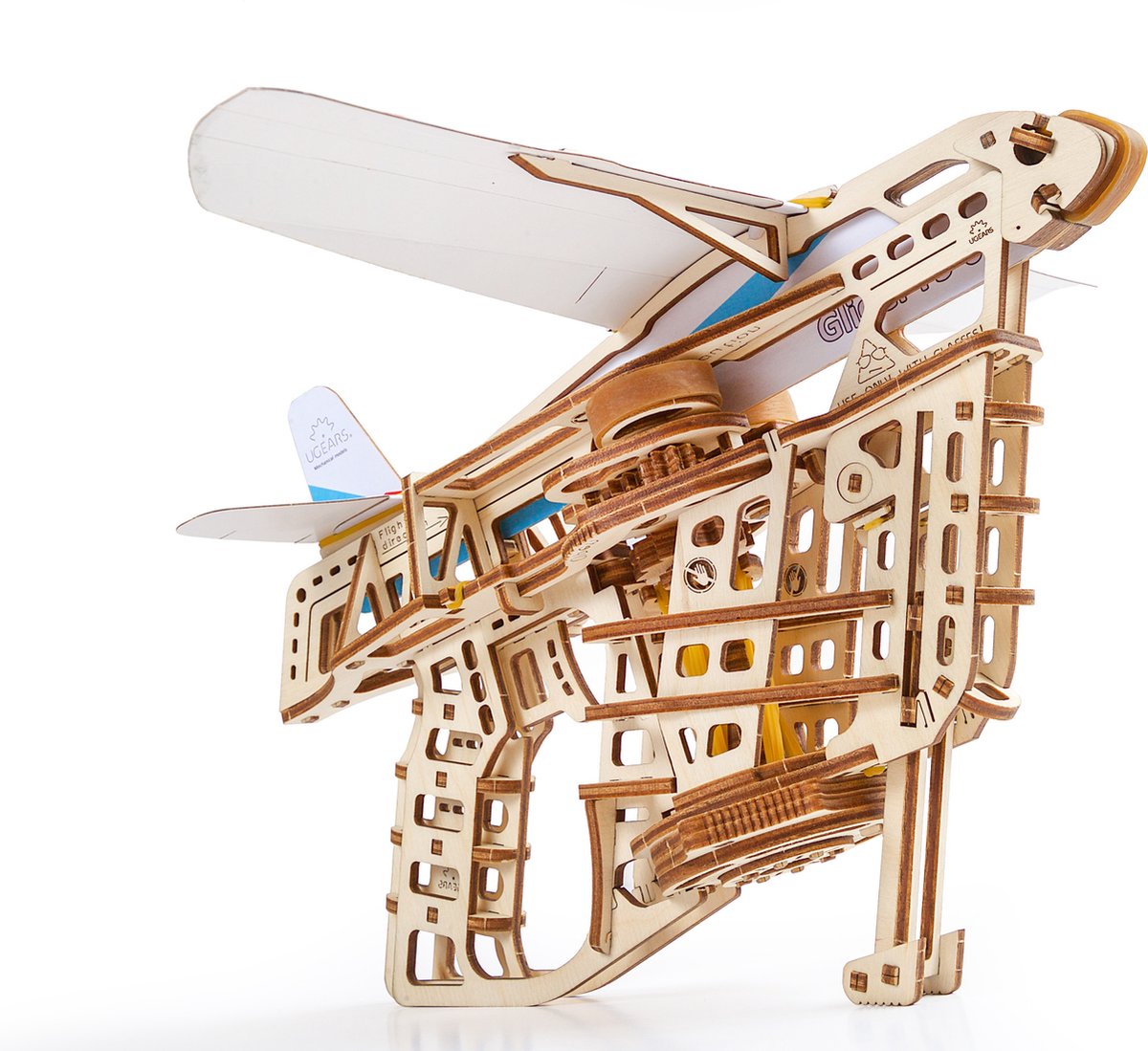 Puzzle 3D del lanciatore di aerei Ugears