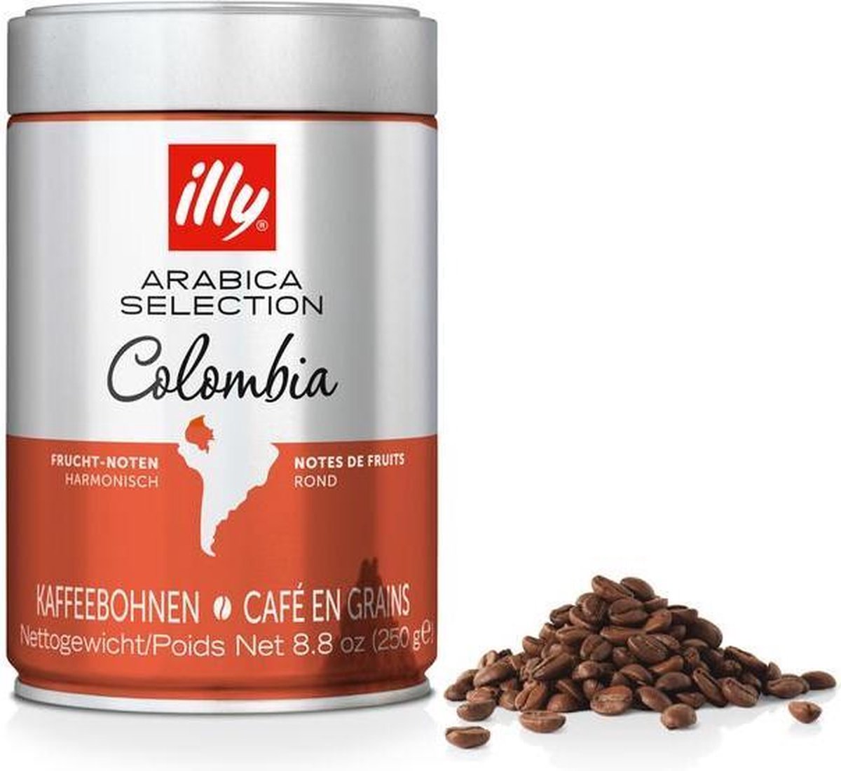 Illy - café colombia 250 g en grano