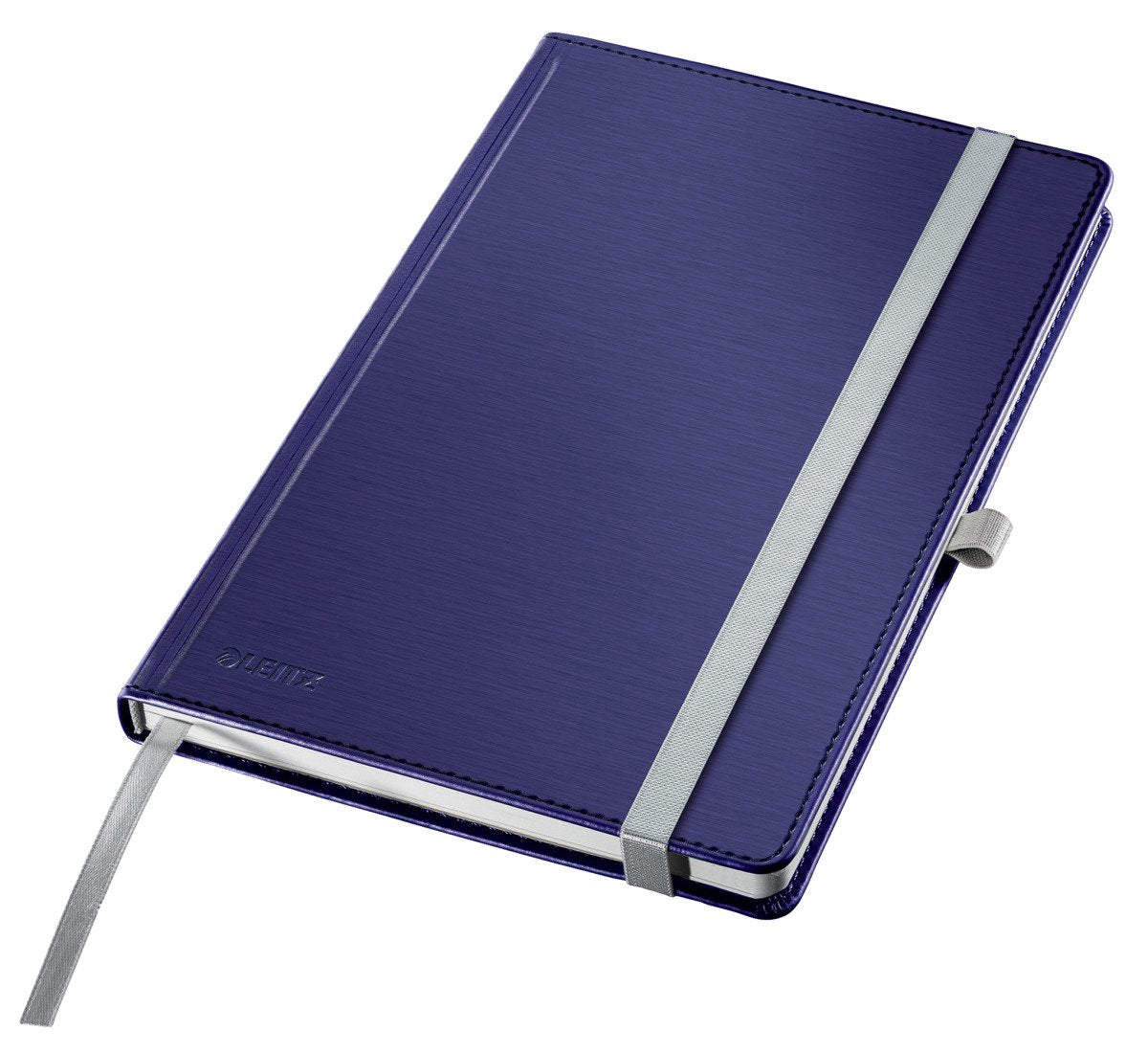 Quaderno stile Leitz A5 a righe - con copertina rigida - carta da 100 grammi - blu titanio