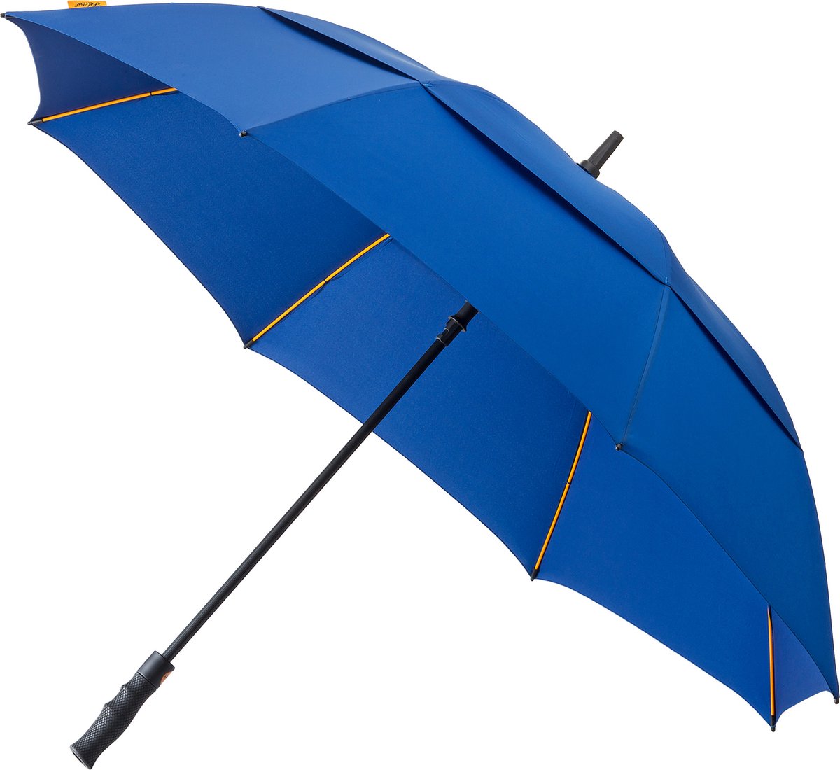 Falcone Golfparaplu a prueba de viento de 130 cm de poliéster azul