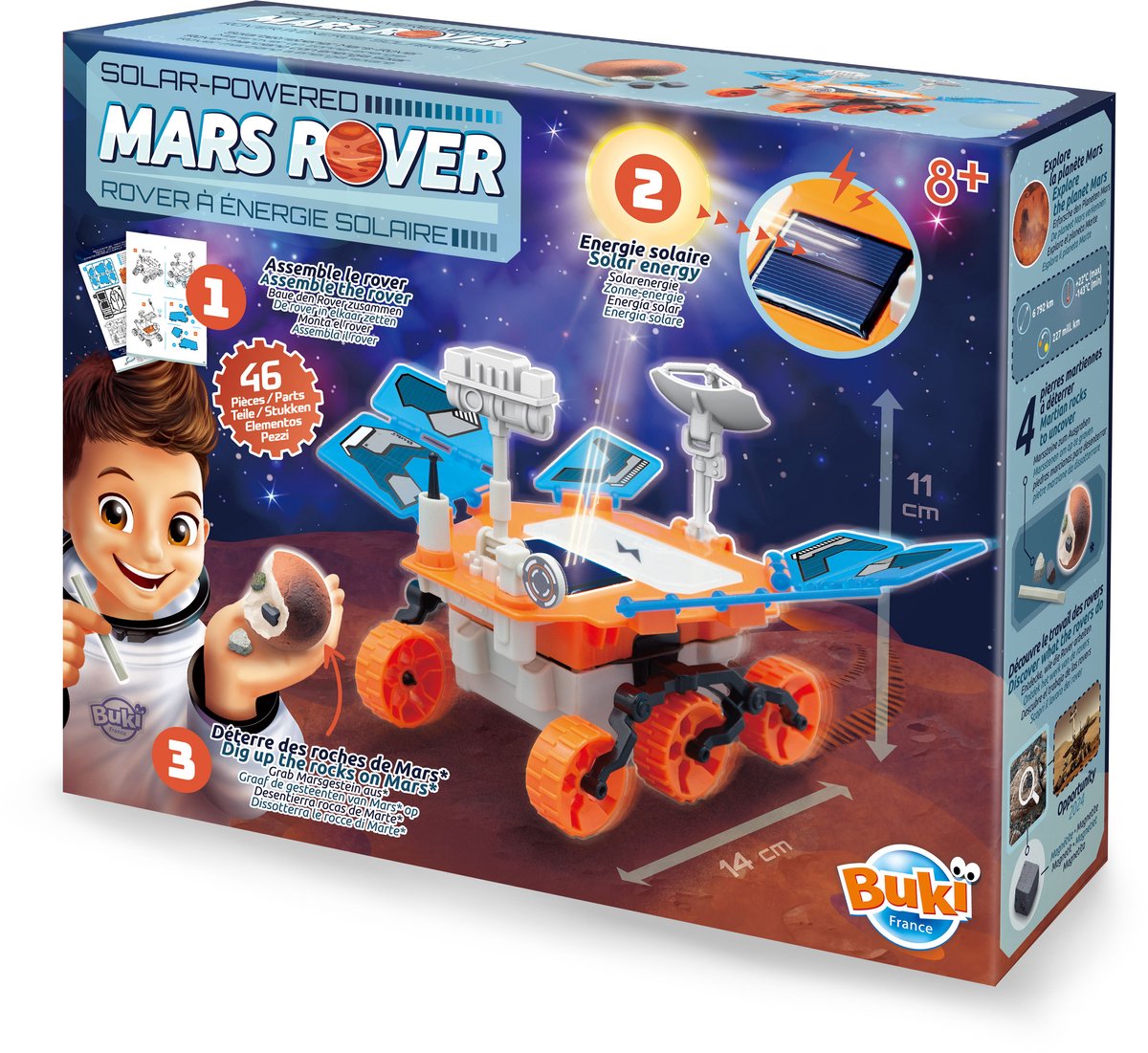 Buki france buki - Rover su Marte a energia solare - Giocattolo da costruzione - Veicolo a energia solare