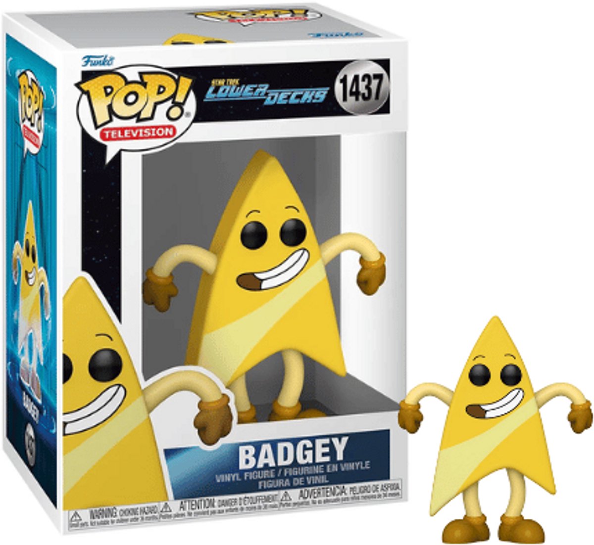 ¡Funko pop! televisión: cubiertas inferiores de Star Trek - Badgey