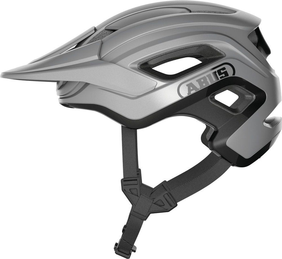 Casco Abus cliffhanger gleam silver m 54-58cm