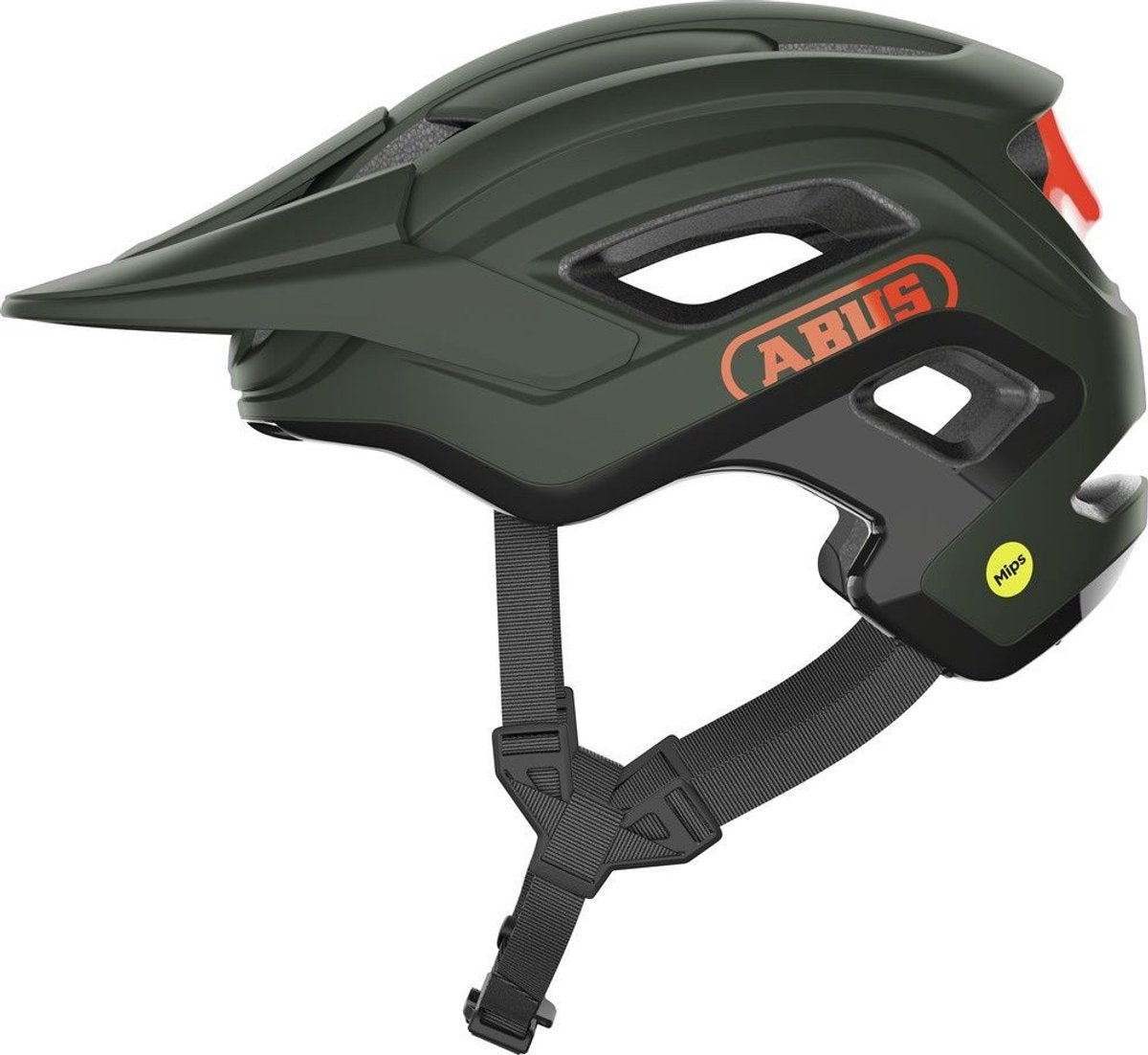 Abus fietshelm cliffhanger mips pine green s - 51-55 cm - groen - geschikt voor gebruik op mountainbikes - 330 g