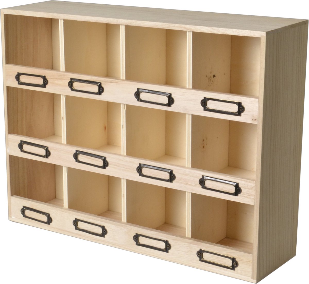Perchero de madera Artemio 41x11x31cm