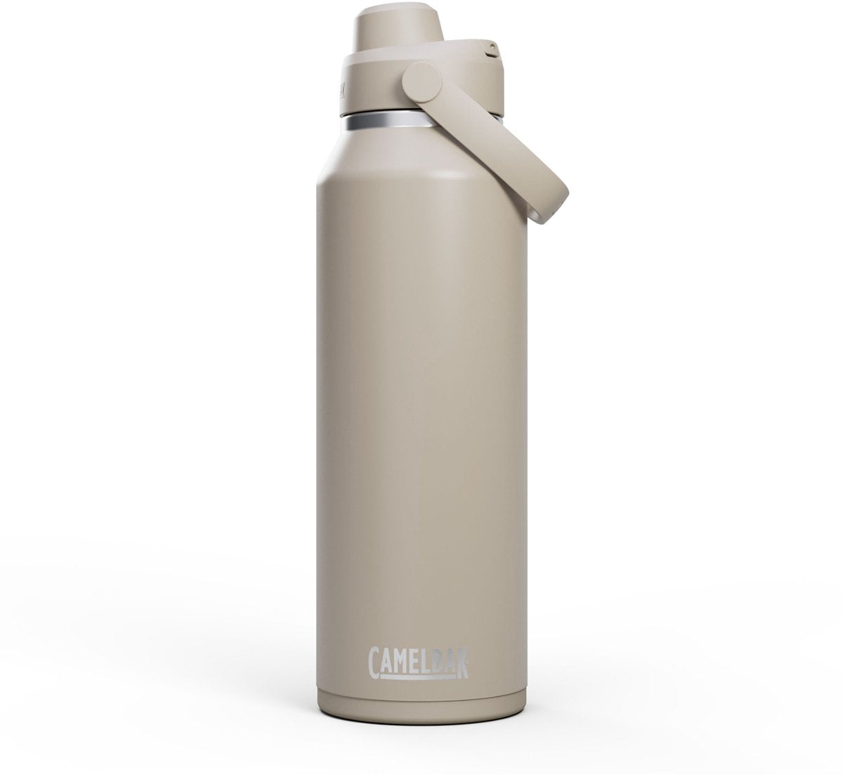 Botella para beber Camelbak thrive chug - 1,2 l - acero inoxidable - con tapón de rosca - botella de agua aislante - beige