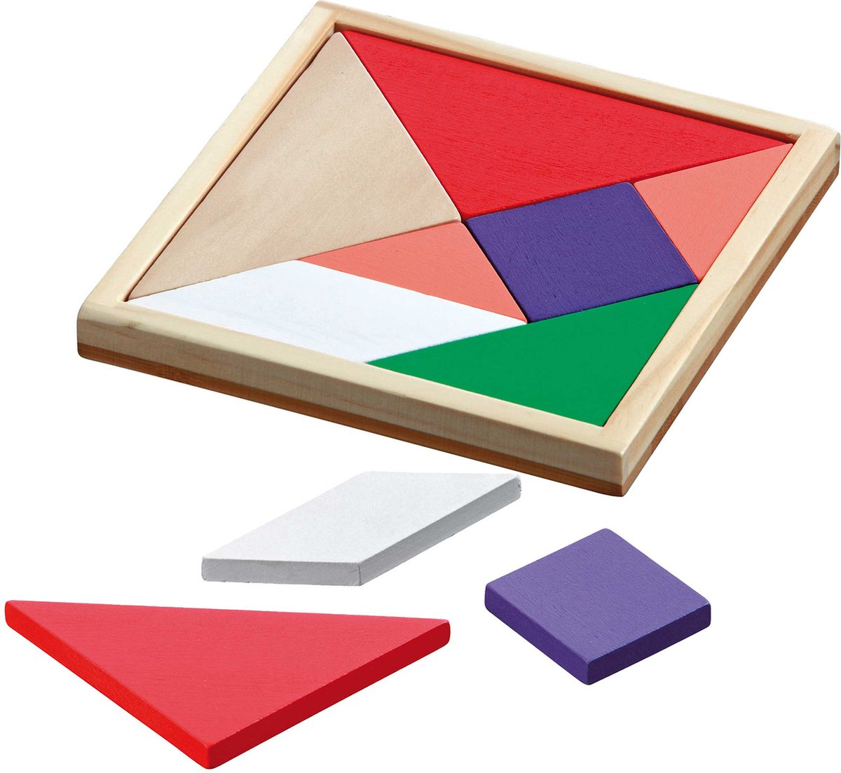 Tangram Philos coloreado 15x15cm