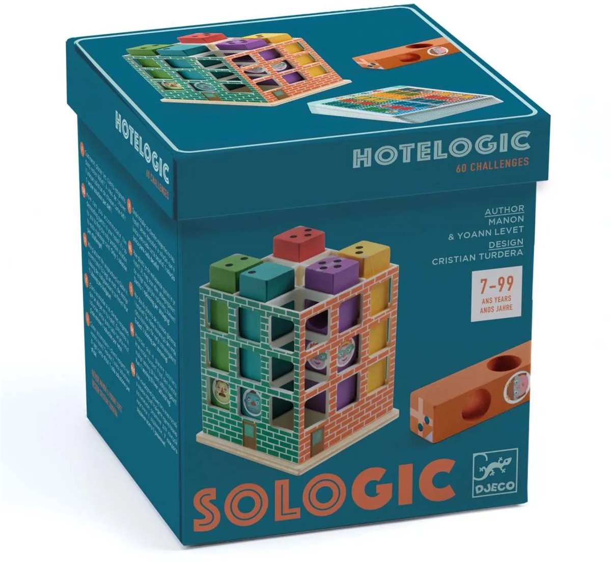 Djeco Game Hotellogic - gioco di pensiero stimolante per bambini e adulti.