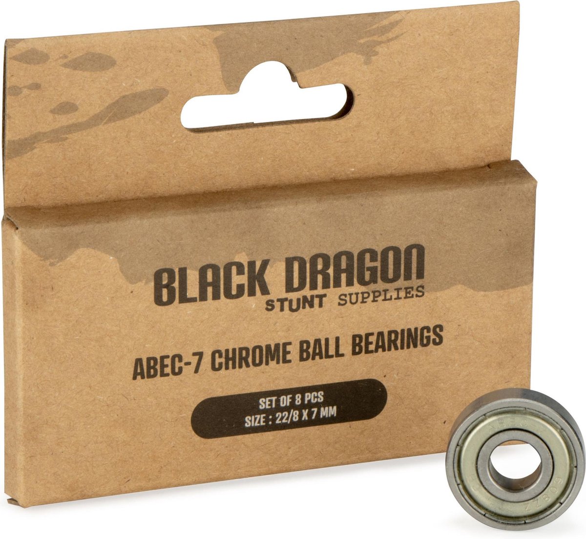 Cuscinetti dragon ball neri - 8 pezzi - abec 7 - cromati