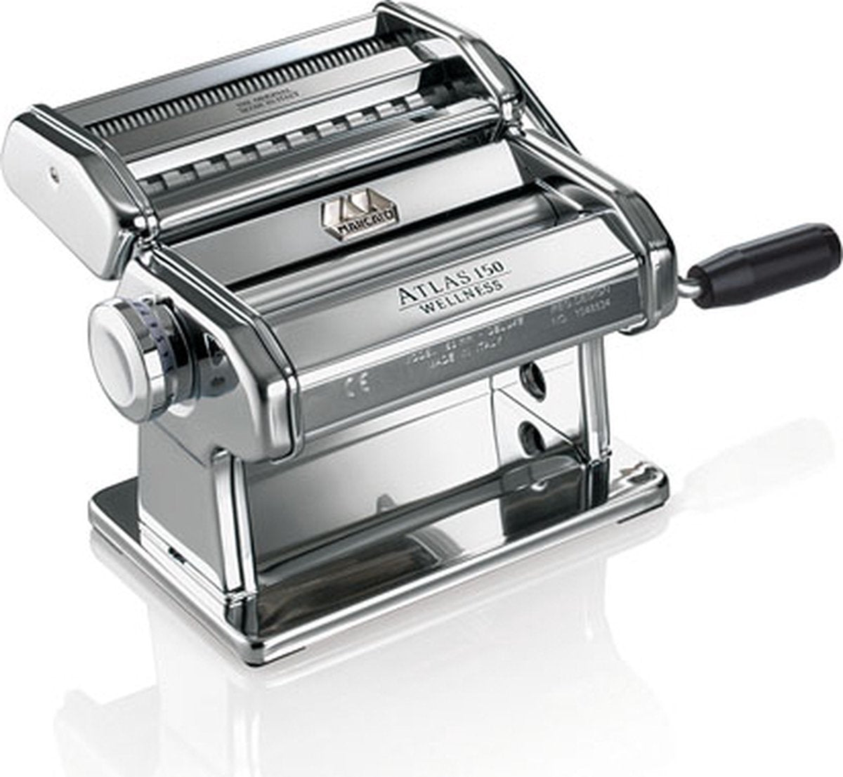 Marcato Atlas 150 - macchina per pasta con testa intercambiabile - alluminio cromato