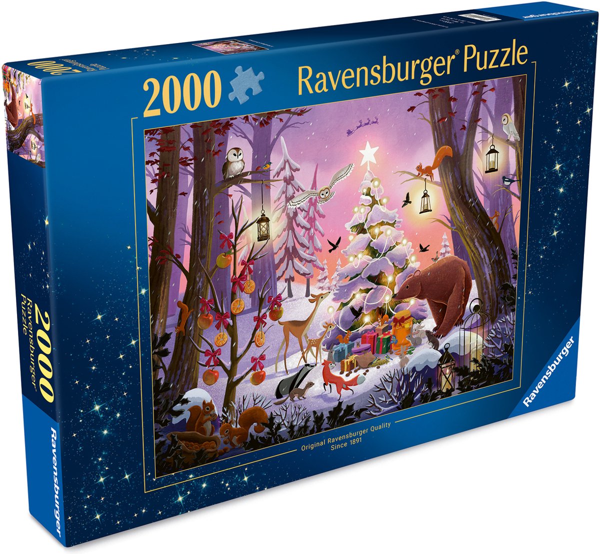 Ravensburger - Natale nel bosco - puzzle - 2000 pezzi