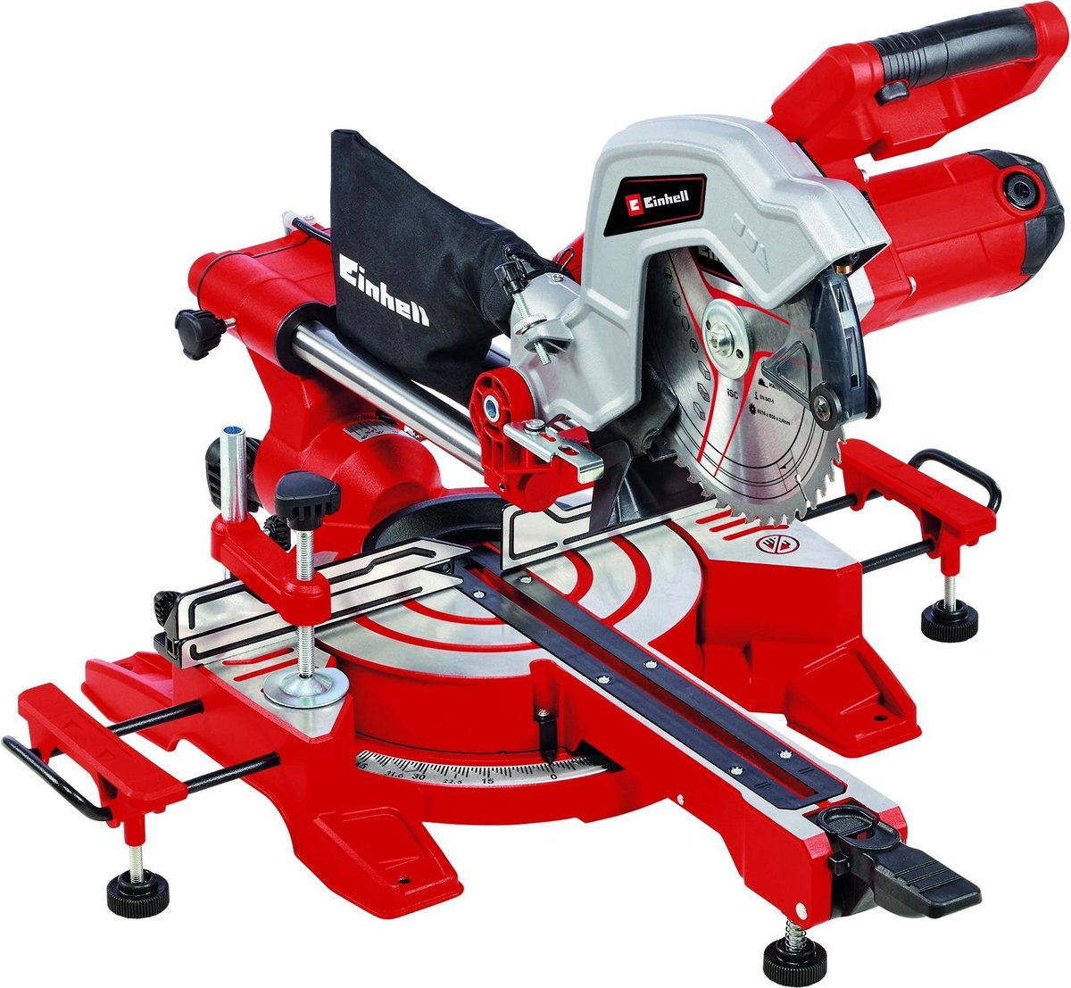 Troncatrice radiale, troncatrice e troncatrice Einhell - tc-sm 216 - 1600w - ø216 mm - lama 48 denti - con laser