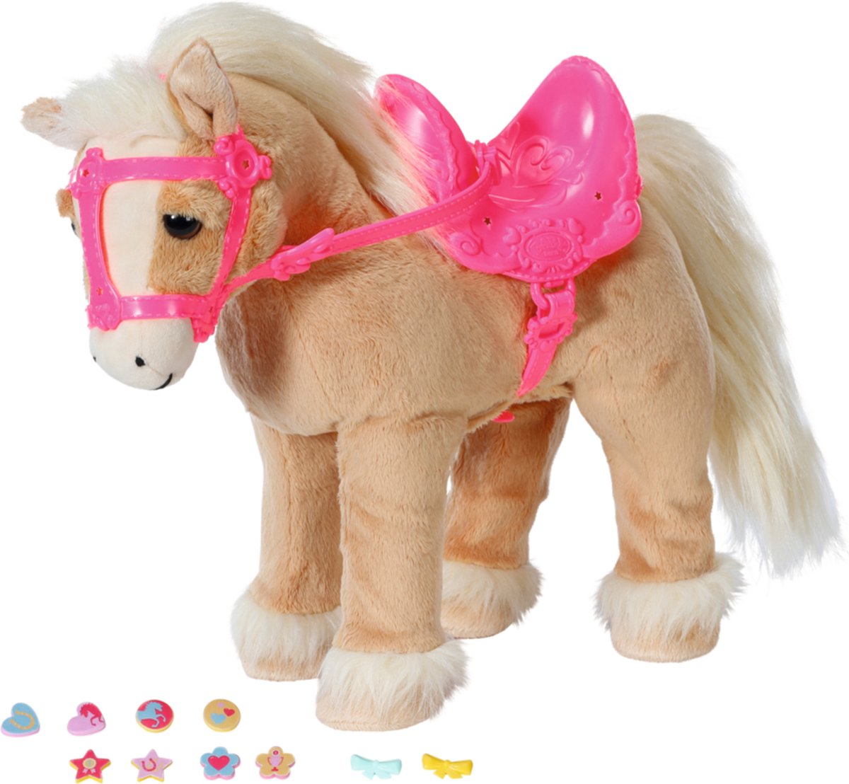Bebé nacido mi lindo caballo - muñeca de peluche