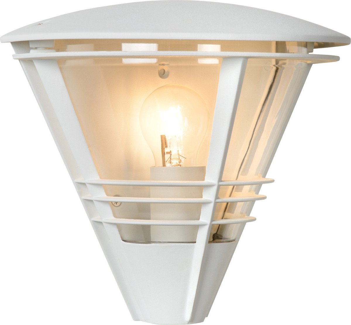 Lucide livia - aplique interior exterior - 1xe27 - ip44 - blanco