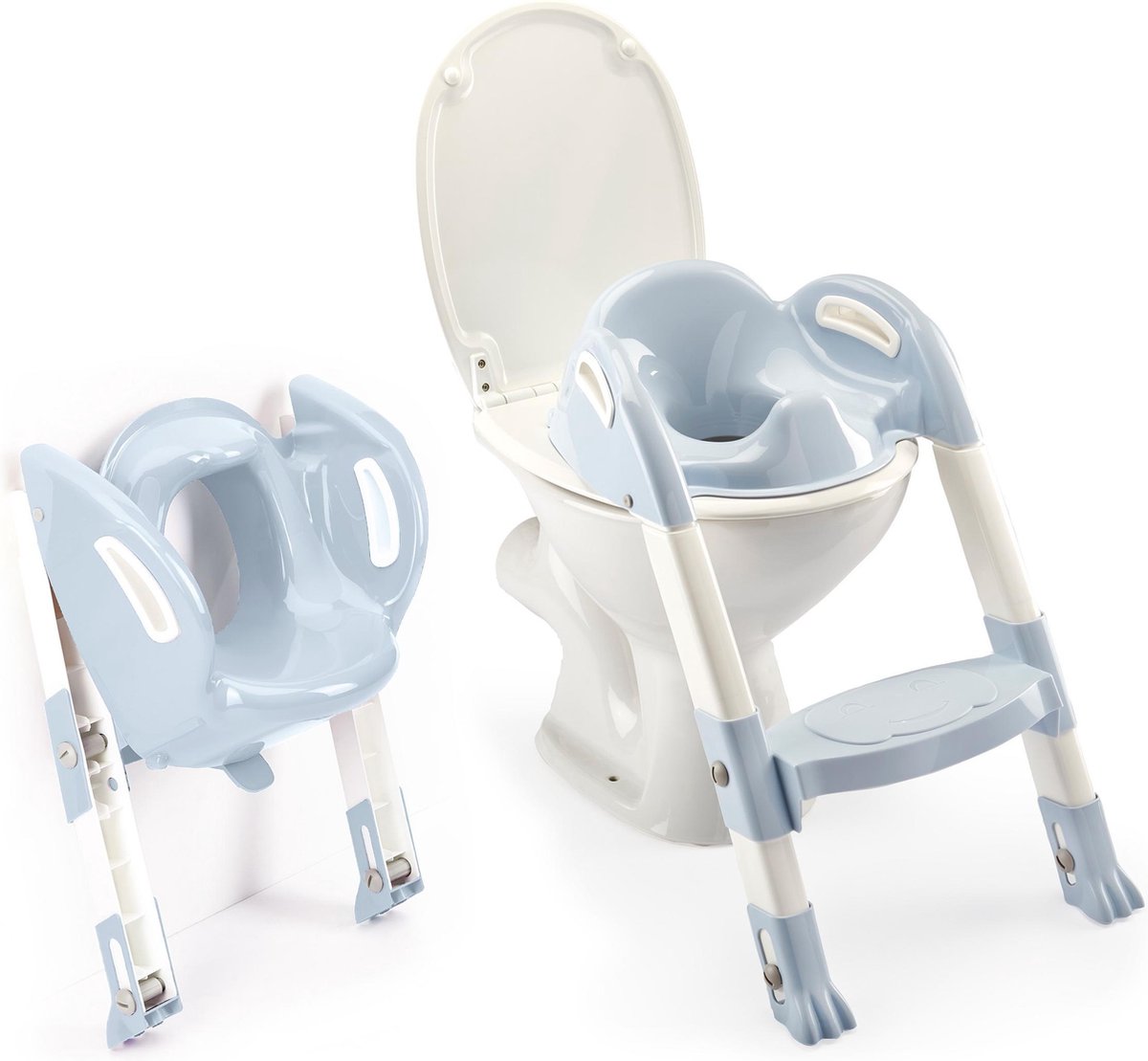 Konges sløjd riduttore WC thermobaby con gradini kiddyloo blu