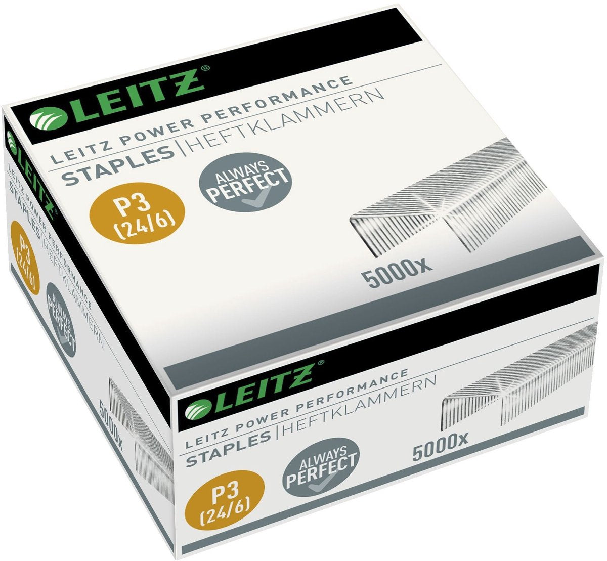 Punti Leitz p3 24 6 zincati 5000 pezzi