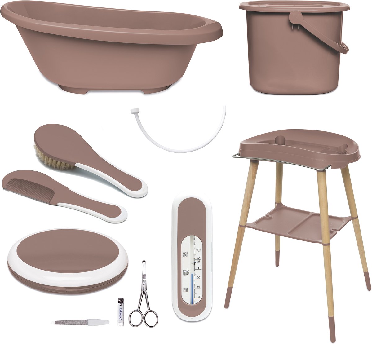 Set da bagno Bébé-jou 7 pezzi sense mocha mousse