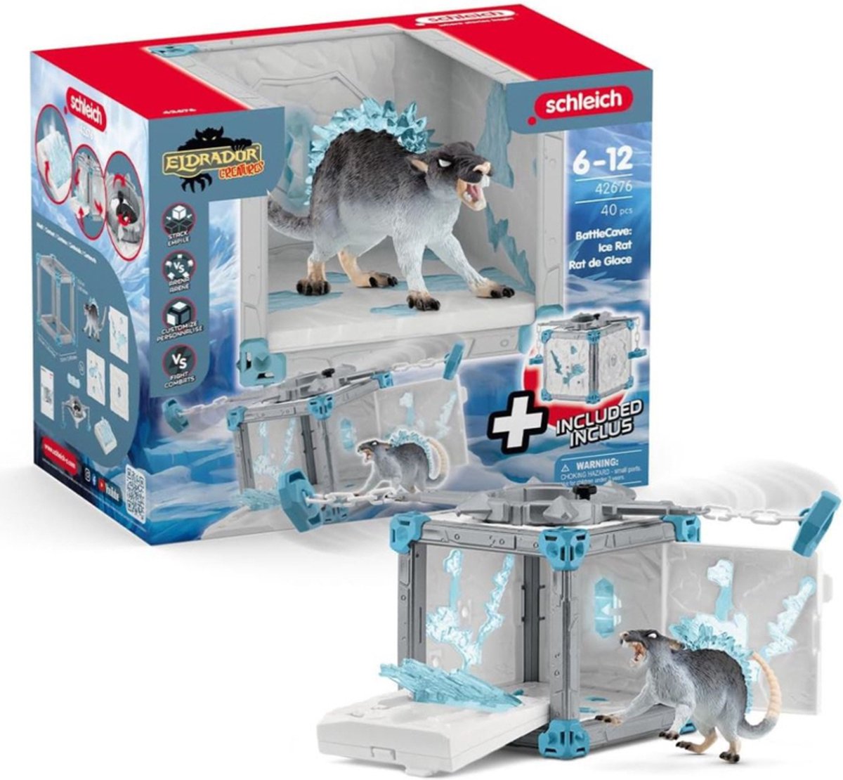 Schleich Eldrador BattleCave Ice Rat