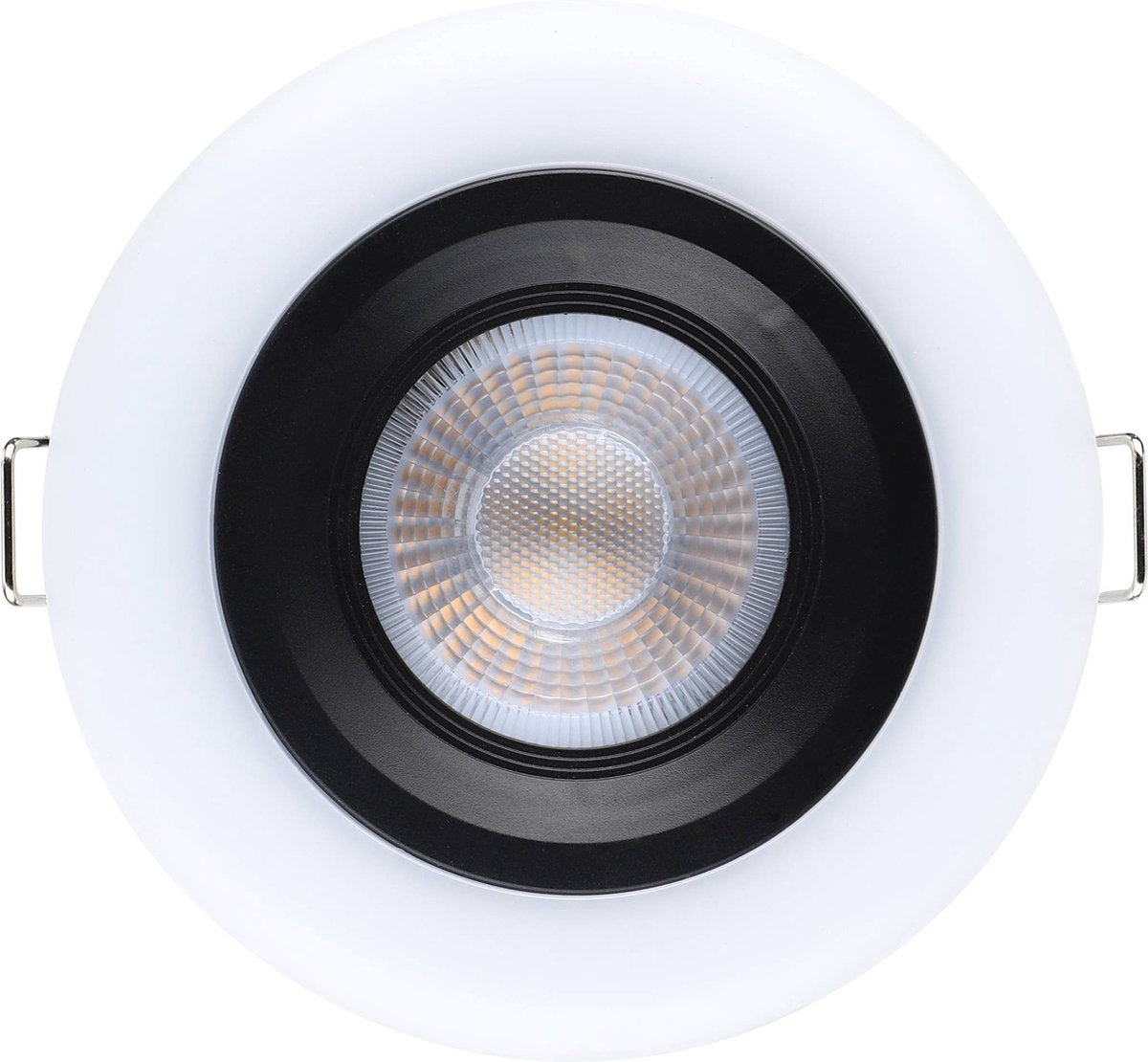 Faretto da incasso Eglo calonge - LED - ø 10 cm - bianco e nero