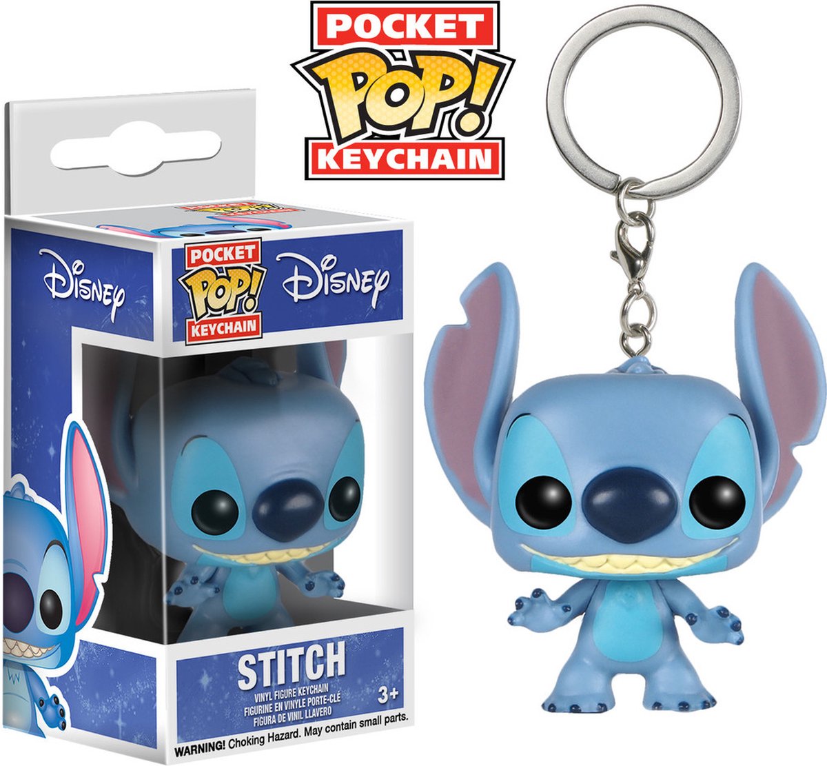 ¡Funko pop de bolsillo! llavero: disney - puntada