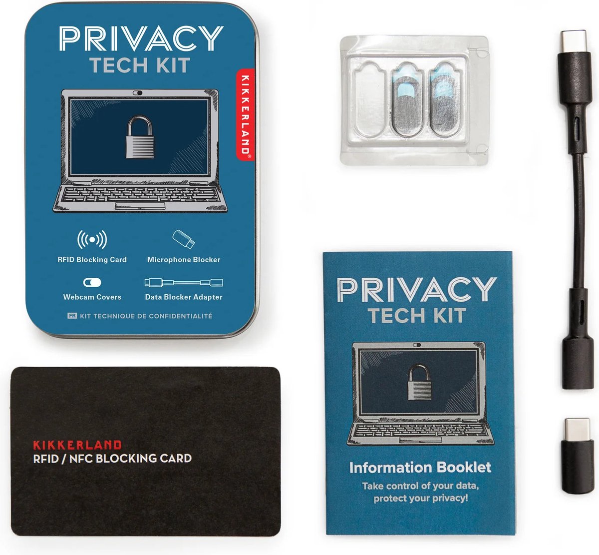 Kit tecnologico per la privacy Kikkerland