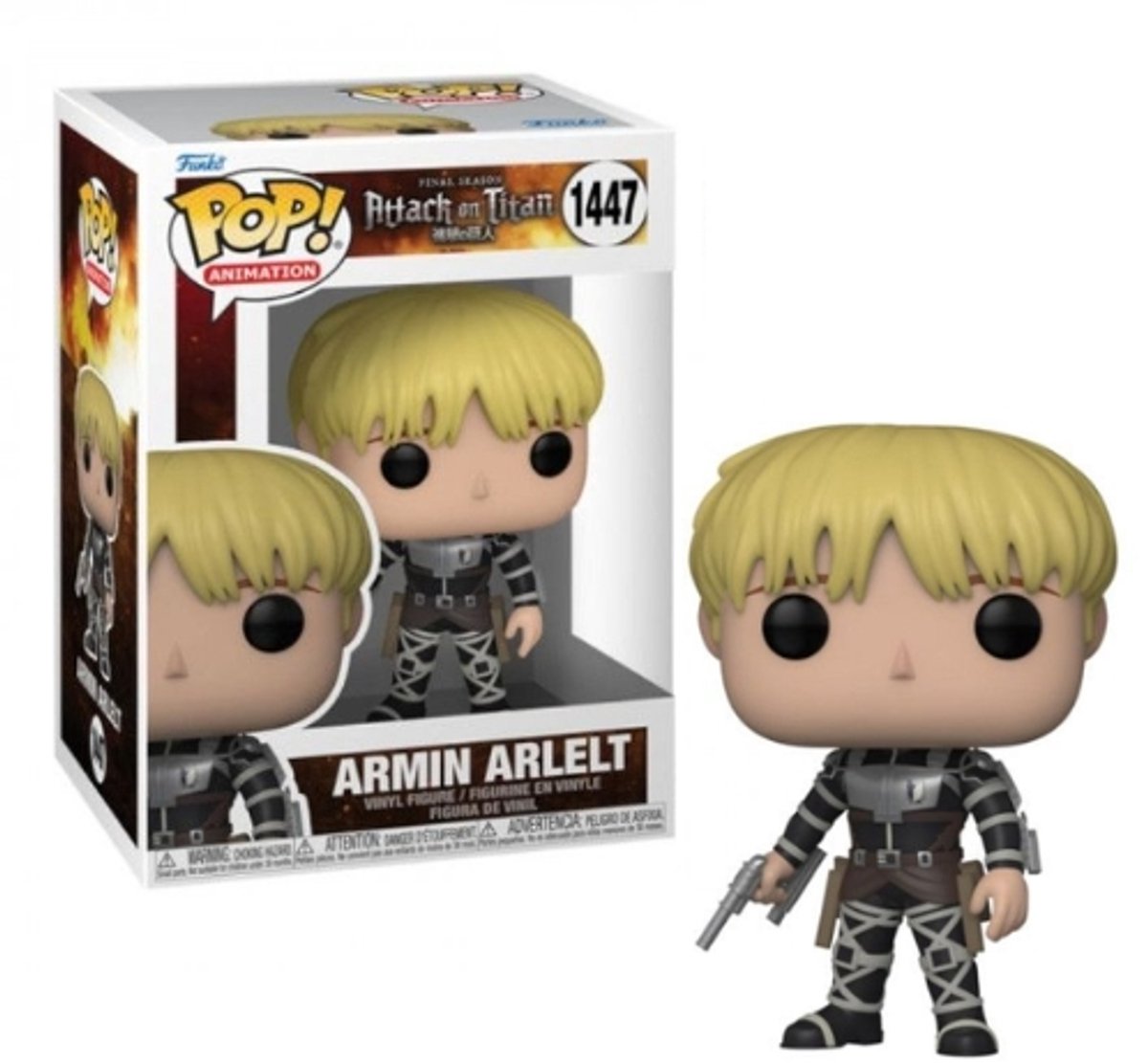 Animazione pop Funko: Attack on Titan - Armin Arlelt - Pop #1447