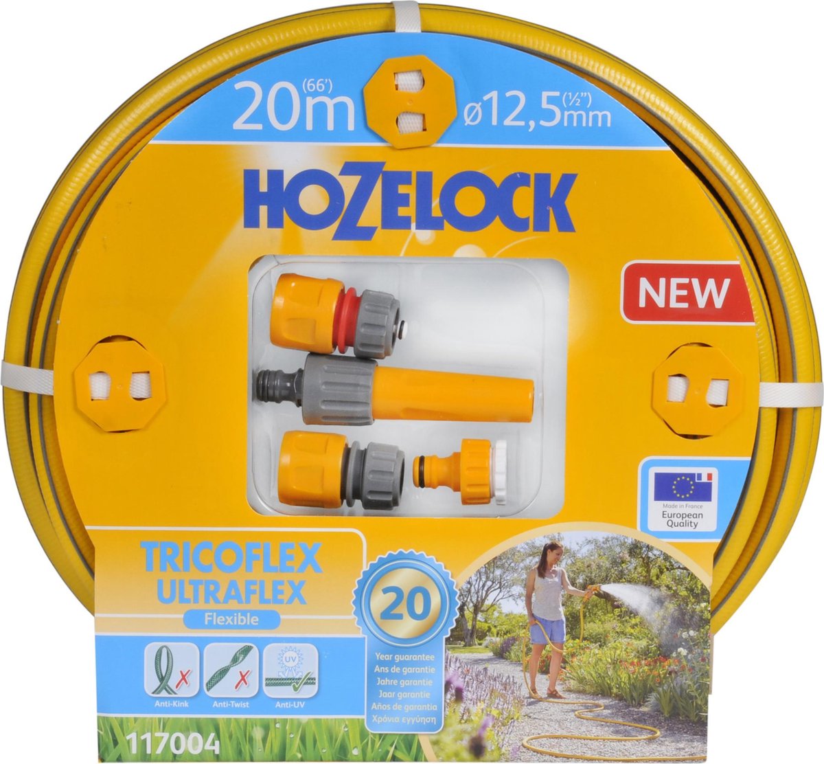 Hozelock tricoflex ultraflex slangset ø 12,5 mm 20 meter