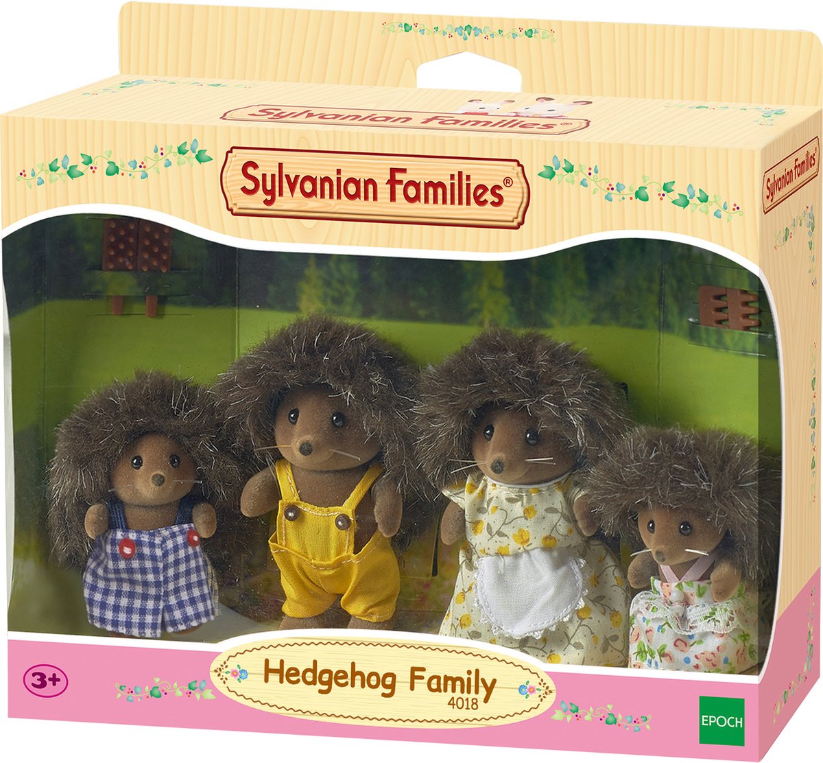 Sylvanian families 4018 familie egel- fluweelzachte speelfiguren
