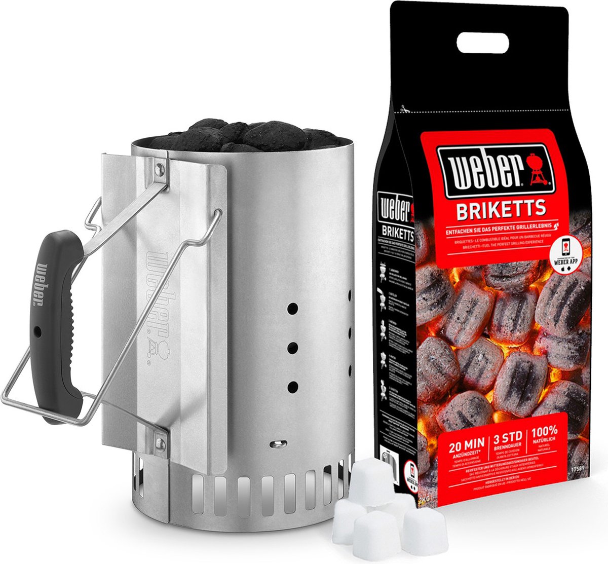 Weber Rapidfire BrikettenStarterset