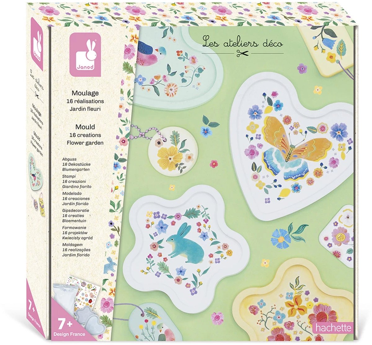 Janod - les ateliers déco - yeso moldeado - el jardín de flores