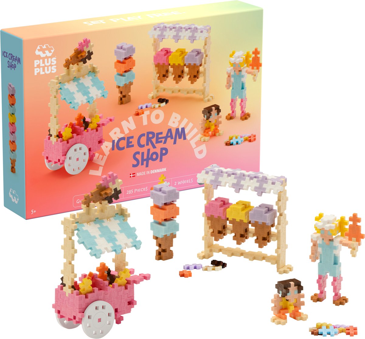 Plus plus plus-plus aprende a construir heladería (4351)