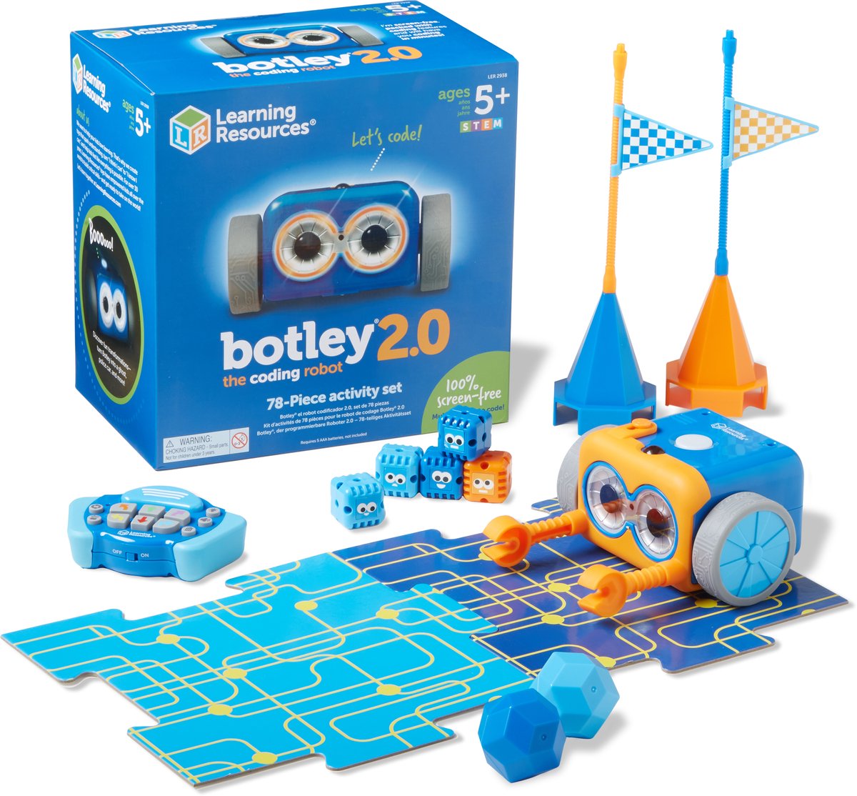 Risorse didattiche botley® 2.0 il robot di codifica - set di attività - 5+