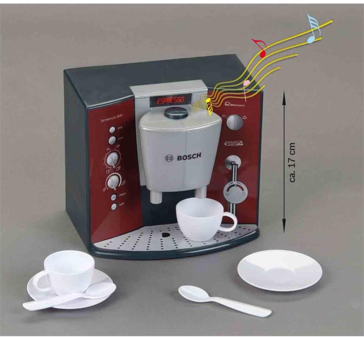 Theo Small Toy Coffee Maker con suono