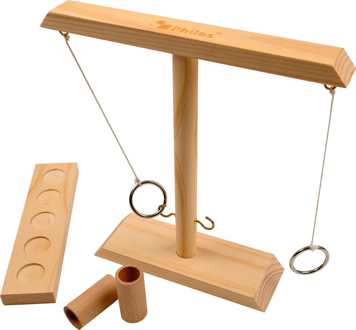 Philos behendigheidsspel swing the ring houten ringwerpspel fsc.