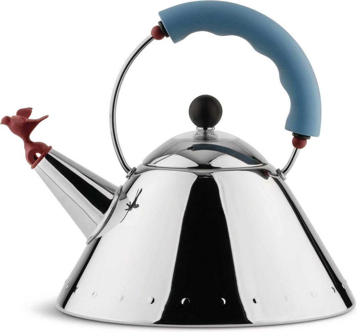 Hervidor con silbato Alessi Michael Graves - 2,0 l - azul