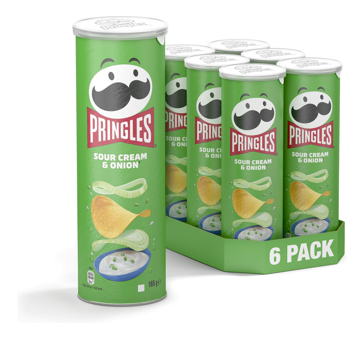 Pringles cipolla con panna acida (19x 165gr)
